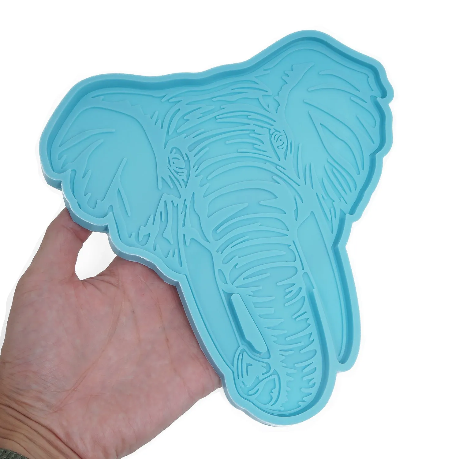 1 piece Silicone Elephant Table Mat Mold DIY Coaster Mold Shiny Elephant Mold For Home Decoration 10385550