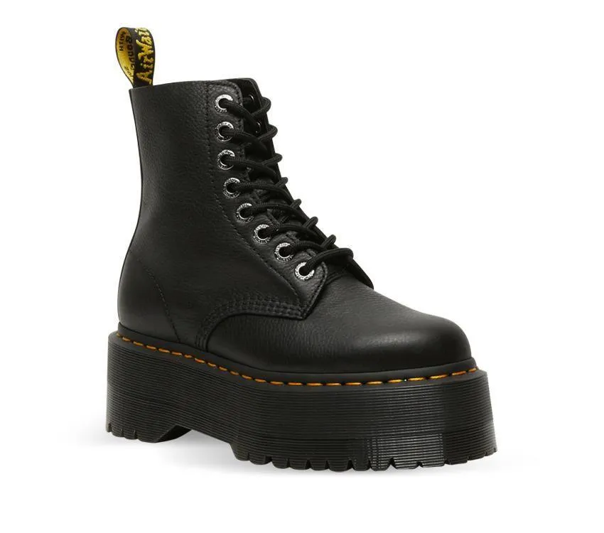 1460 Pascal Max 8 Eye Boot - Black Pisa