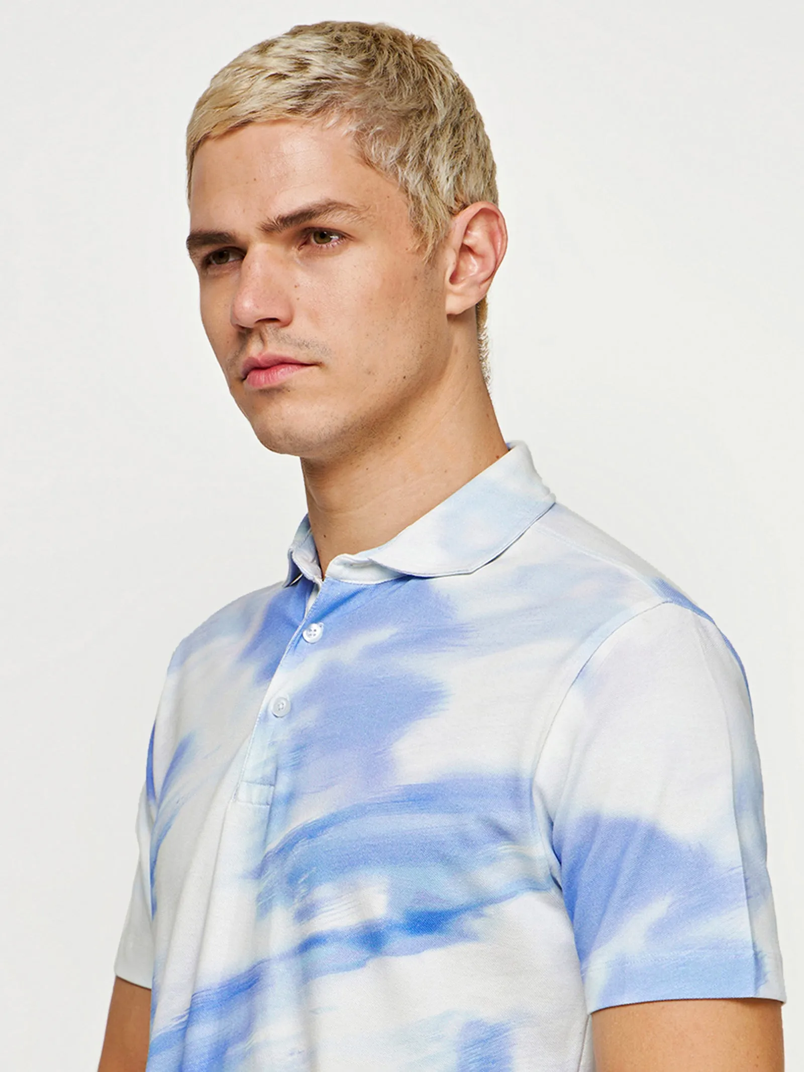 Abstract Print Polo