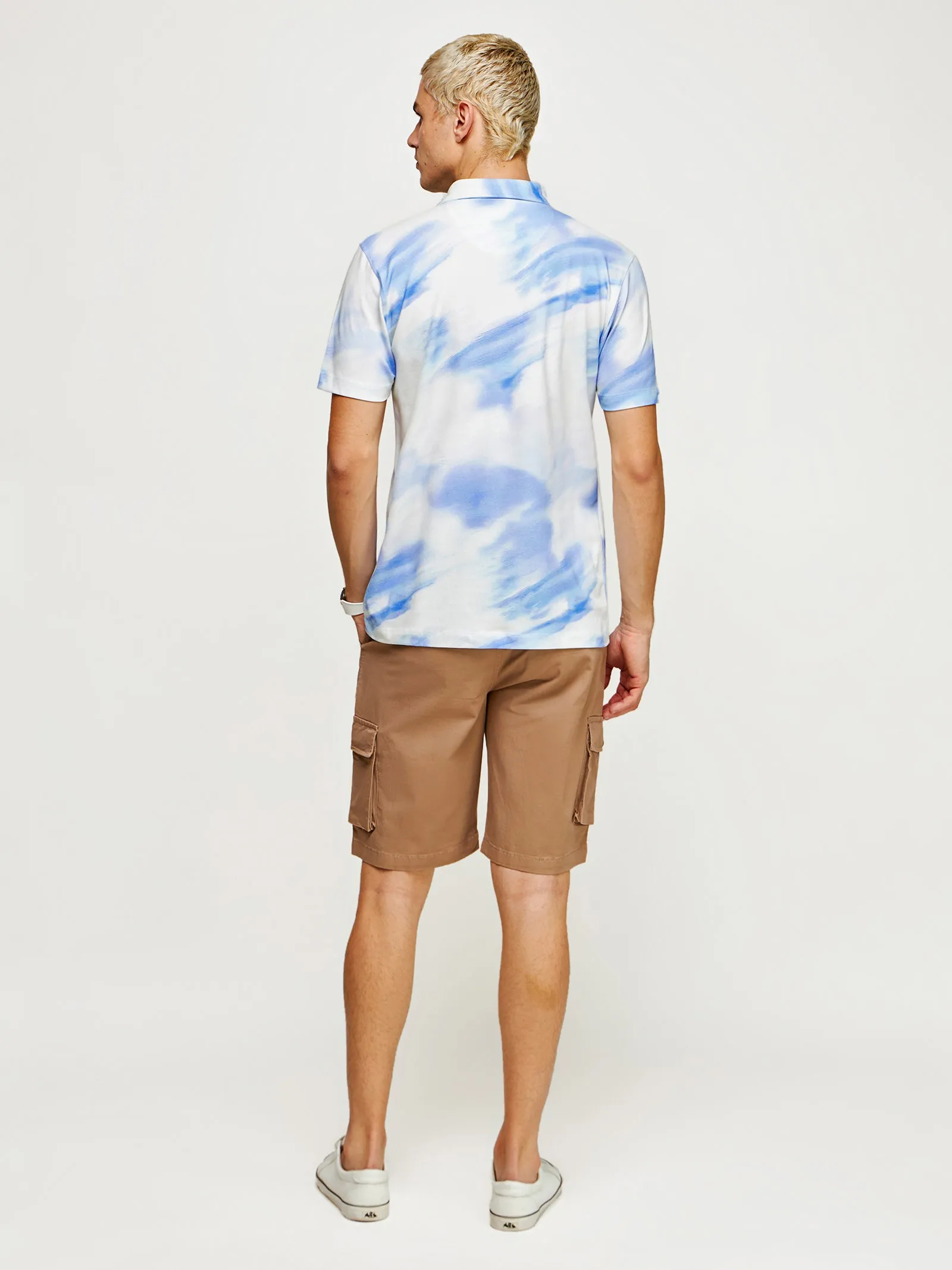 Abstract Print Polo