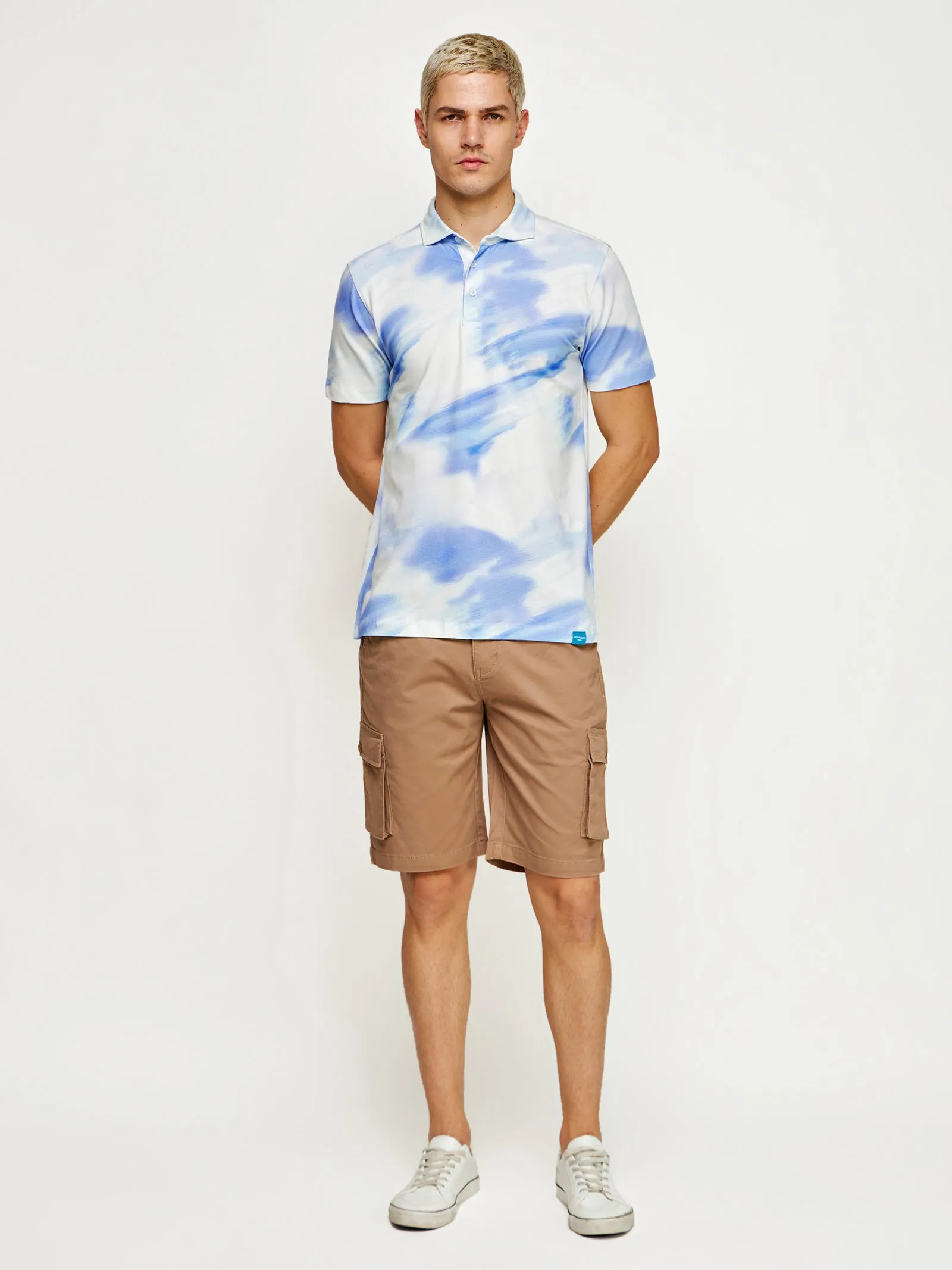 Abstract Print Polo