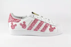 Adidas Superstar Topolini Neon Pink Glitter