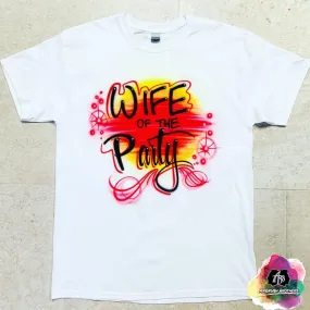 Airbrush Wife Shirt Design