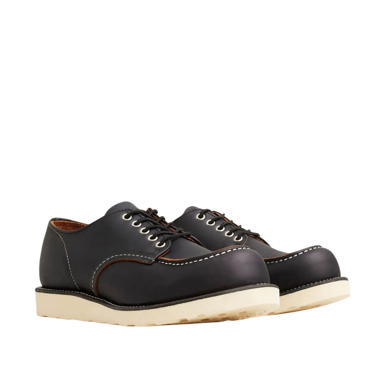 Allacciata Uomo Red Wing Shop Moc Oxford Nero