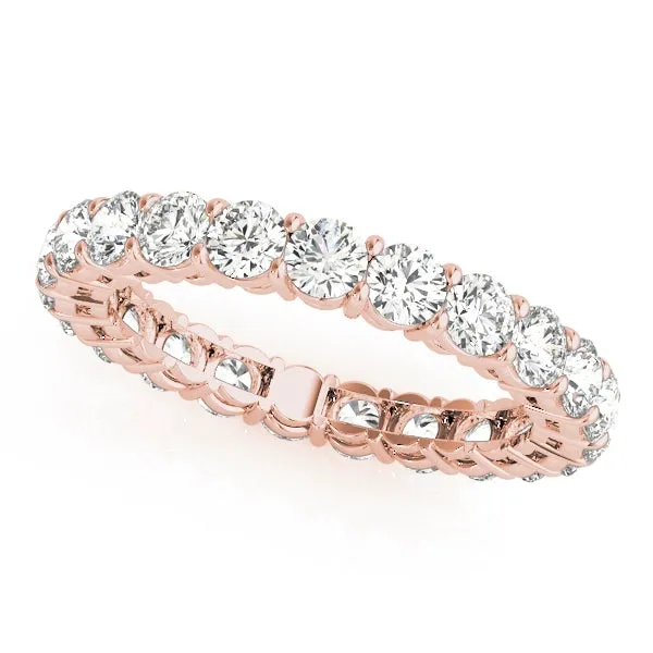 AMOUR 3 Carat Diamond Eternity Band in 14K/ 18K/ Platinum GIA Graded 15 pointer G Color SI1 Clarity By Mike Nekta SIZE 6