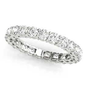 AMOUR 3 Carat Diamond Eternity Band in 14K/ 18K/ Platinum GIA Graded 15 pointer G Color SI1 Clarity By Mike Nekta SIZE 6