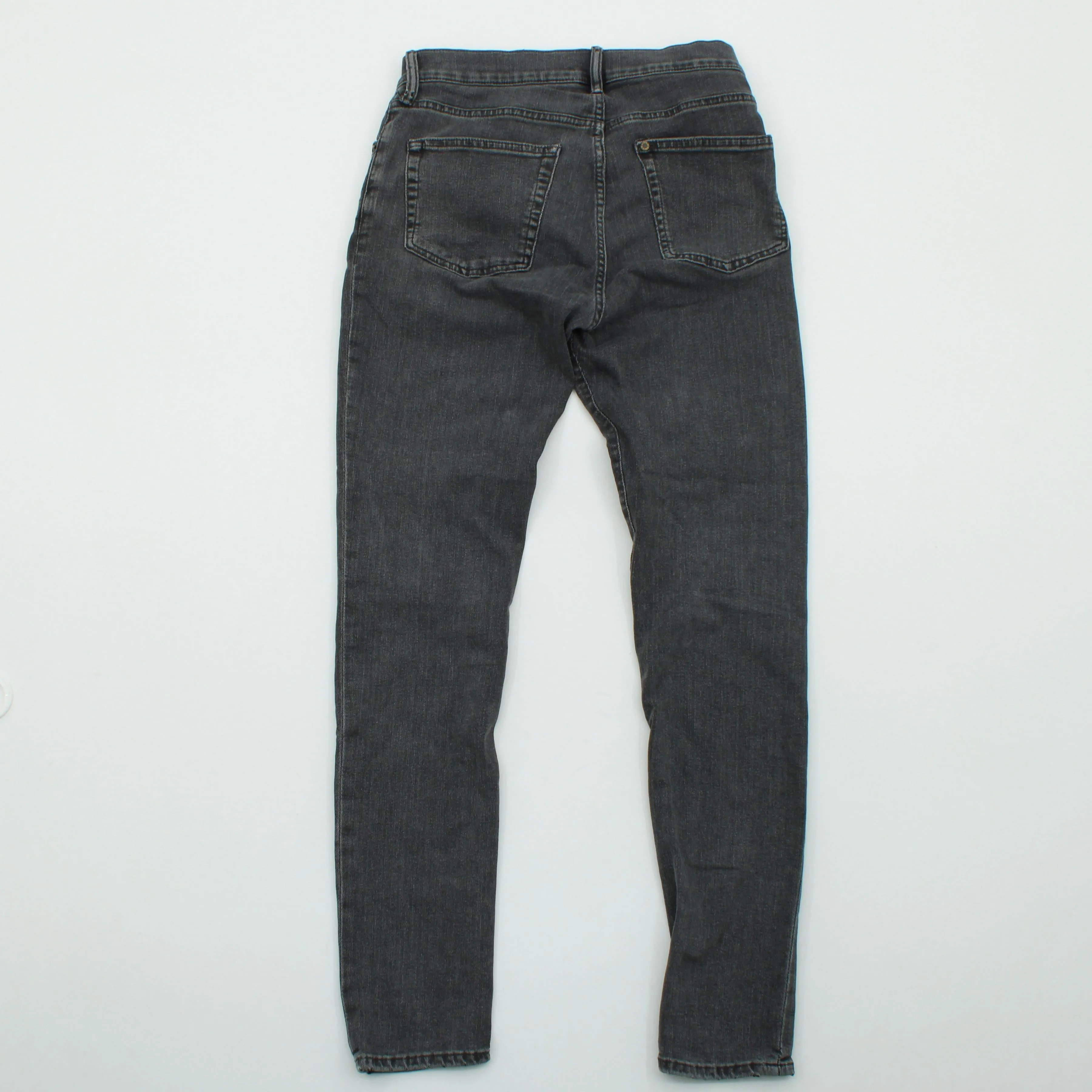 & Denim Women's Jeans W 32 in; L 32 in Grey 100% Cotton