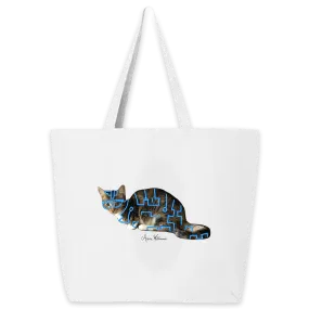 Anne Williams Art- Lazer Cat Tote