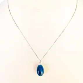 Apatite Silver Necklace