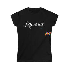 Aquarius Women's Softstyle Short Sleeve T-Shirt