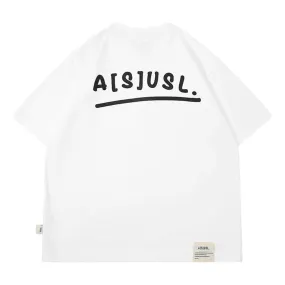 A[S]USL ASUSL HAND WRITE LOGO TEE-WHITE