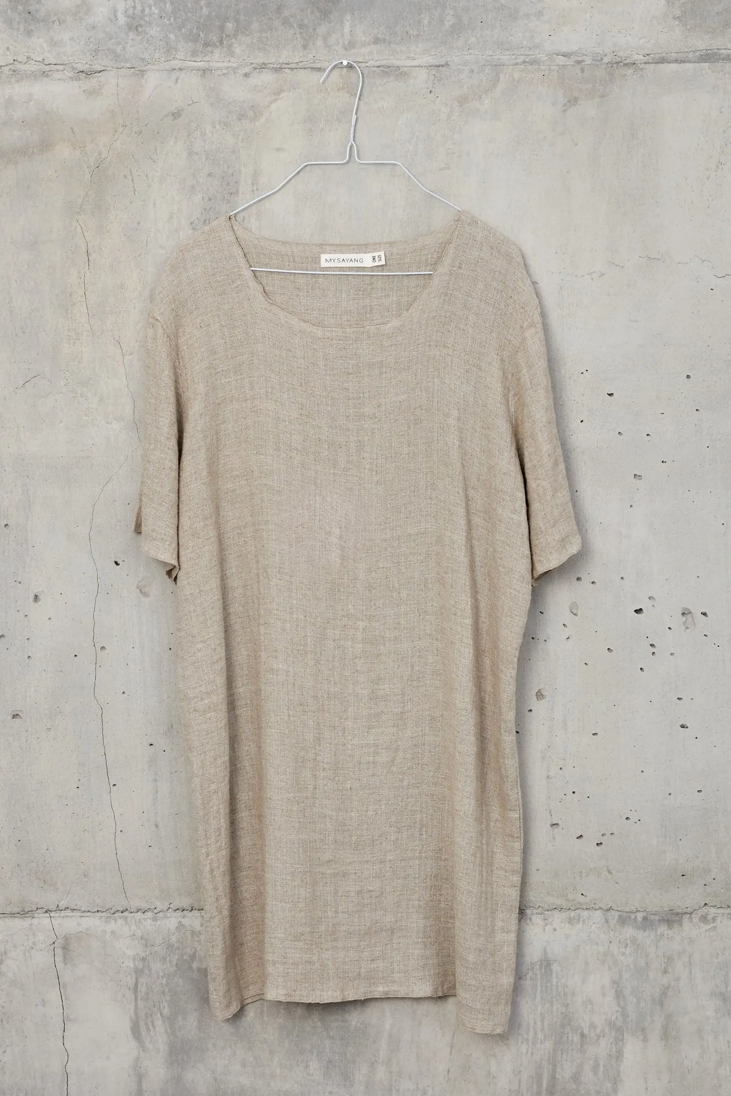 AYU [ pretty ] - raw linen short dress