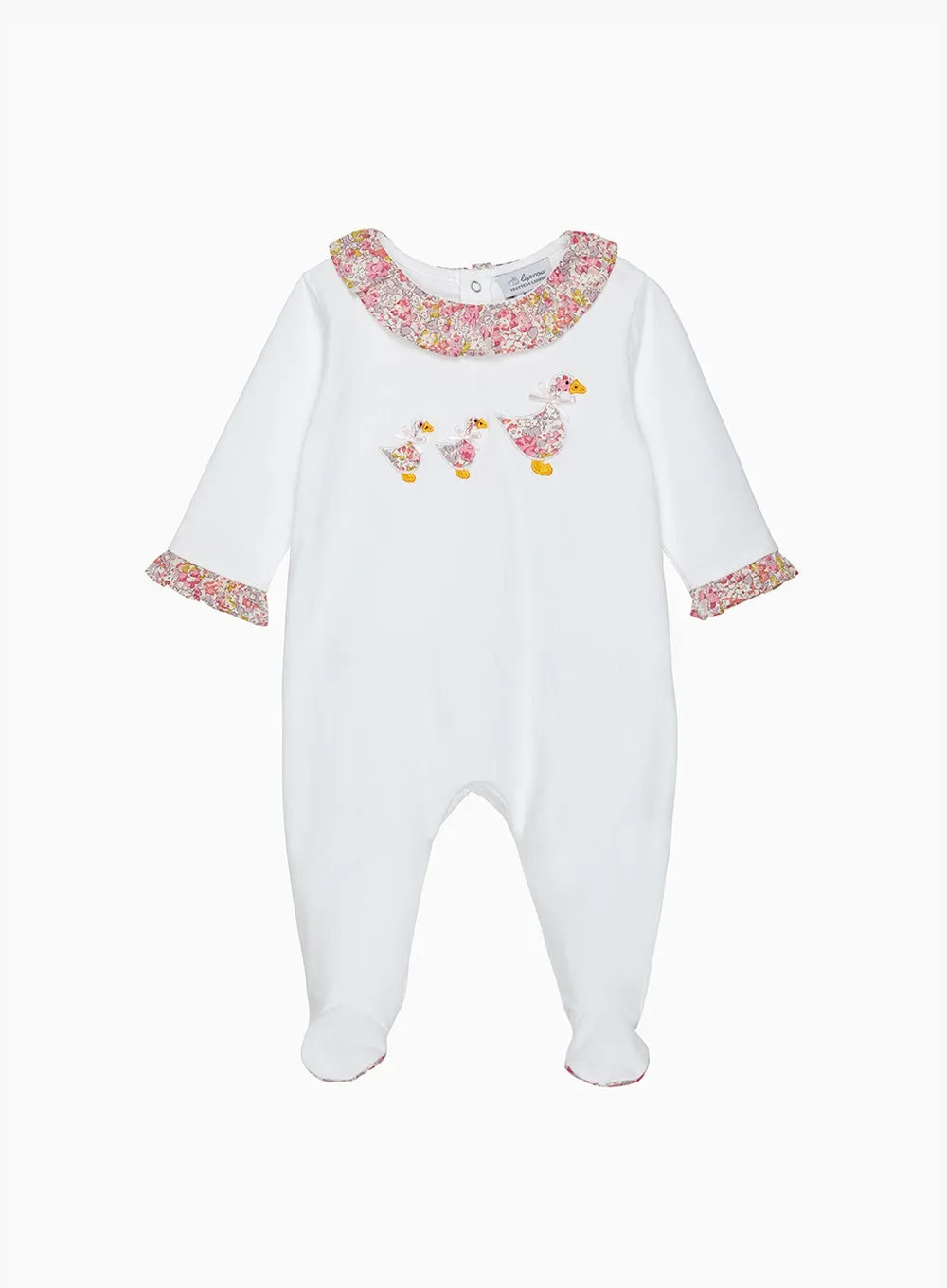 Baby Claire Floral Duck All-in-One