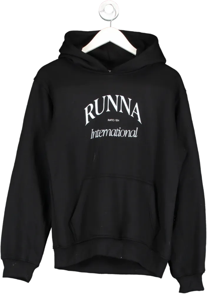 Black Runna Everyday Hoodie UK S