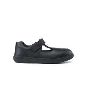 Bobux Kid  Brave Black School Shoe