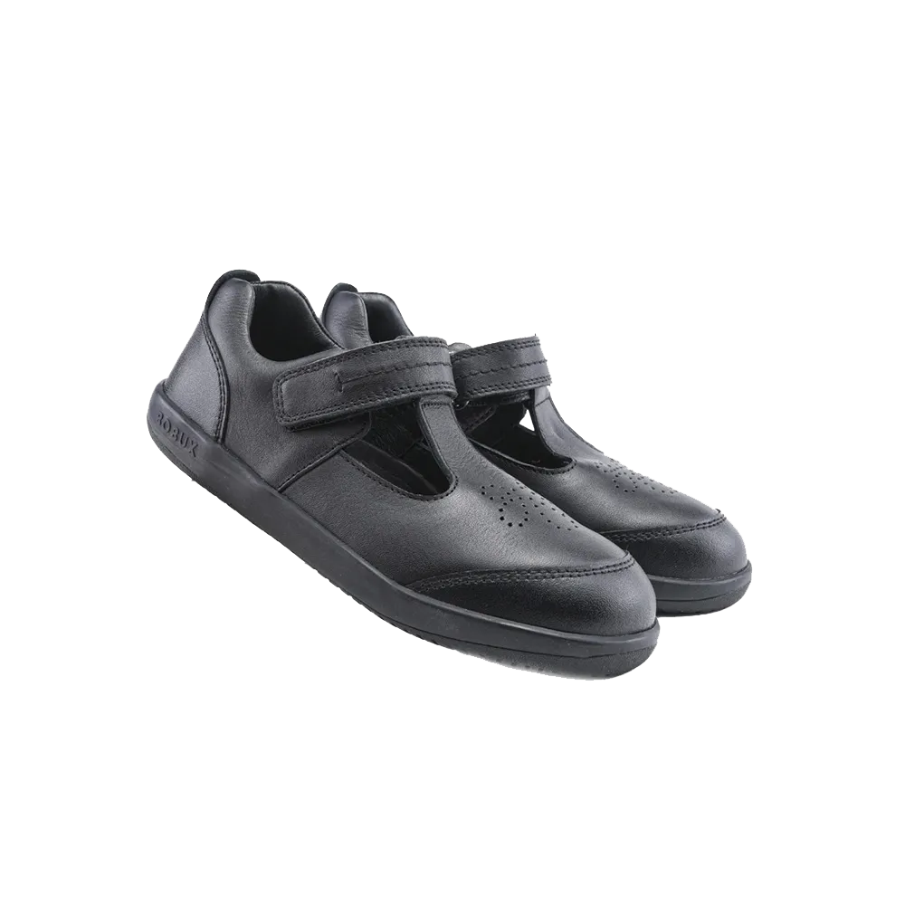 Bobux Kid  Brave Black School Shoe