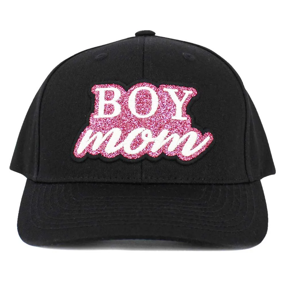 Boy Mom Message Baseball Cap