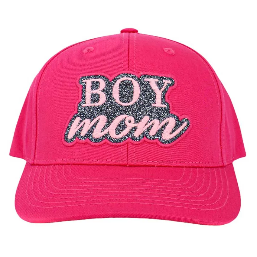 Boy Mom Message Baseball Cap