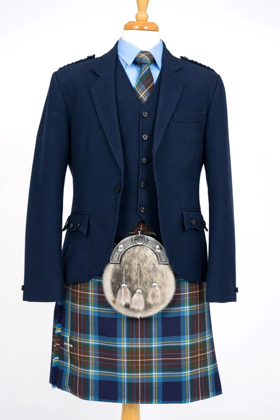 Boys Navy crail hire Outfit