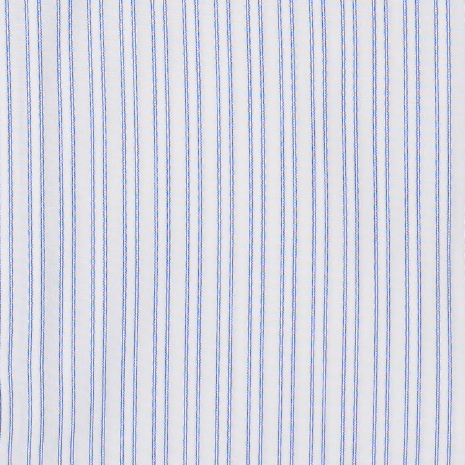 BURINI Luxury Blue Striped Cotton Dress Shirt EU 41 NEW US 16