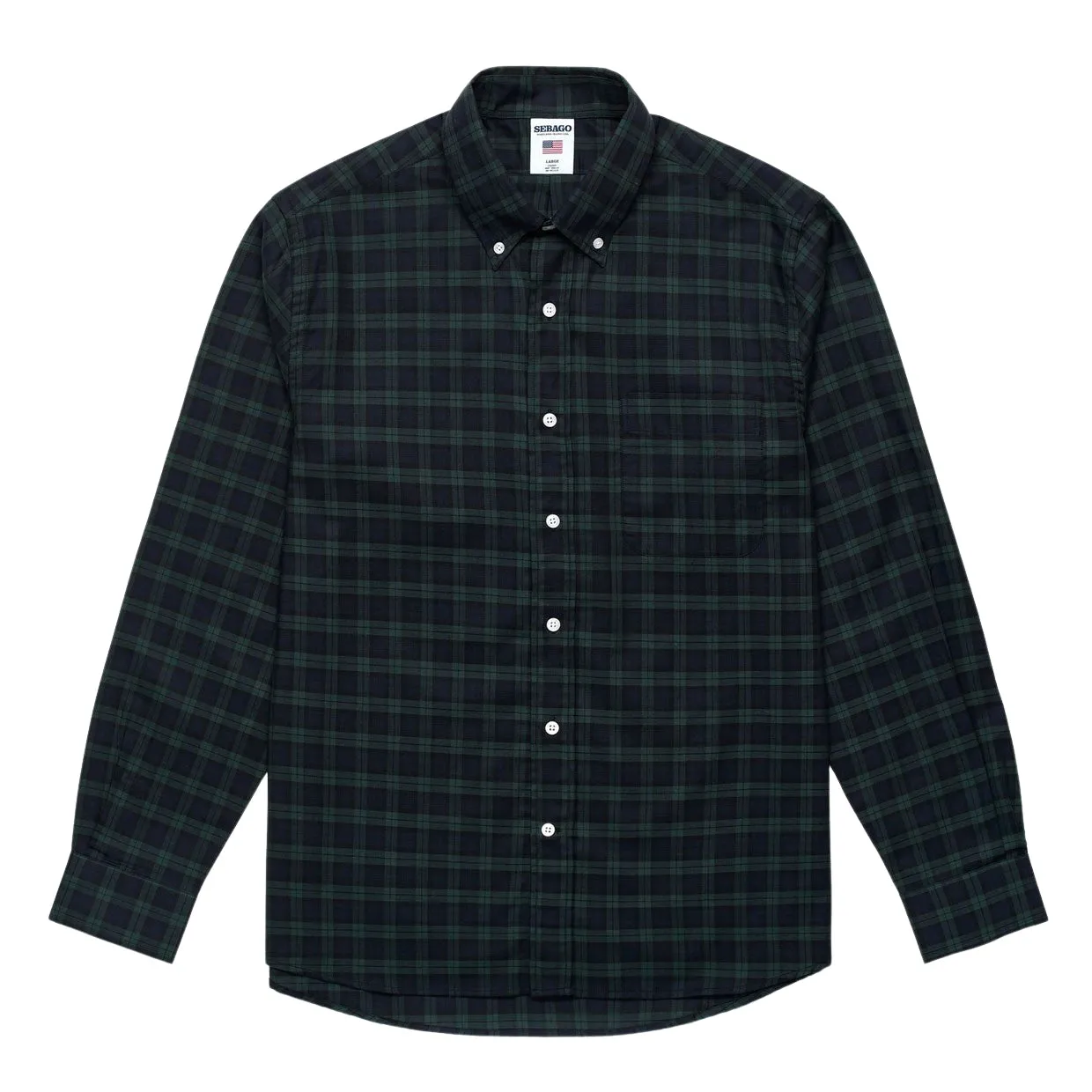 Camicia Uomo Sebago Corinth Blu / Verde