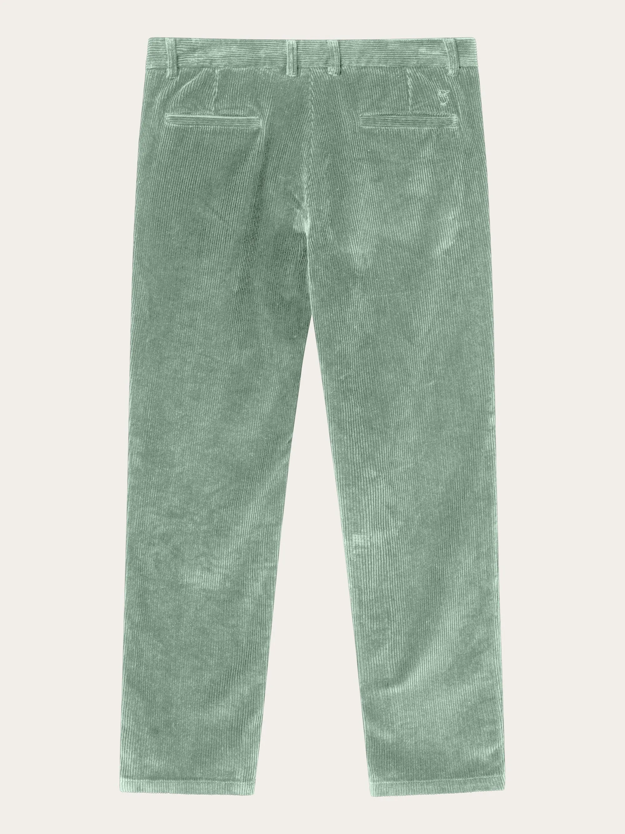 CHUCK regular 8-wales corduroy chino pants - Lily Pad