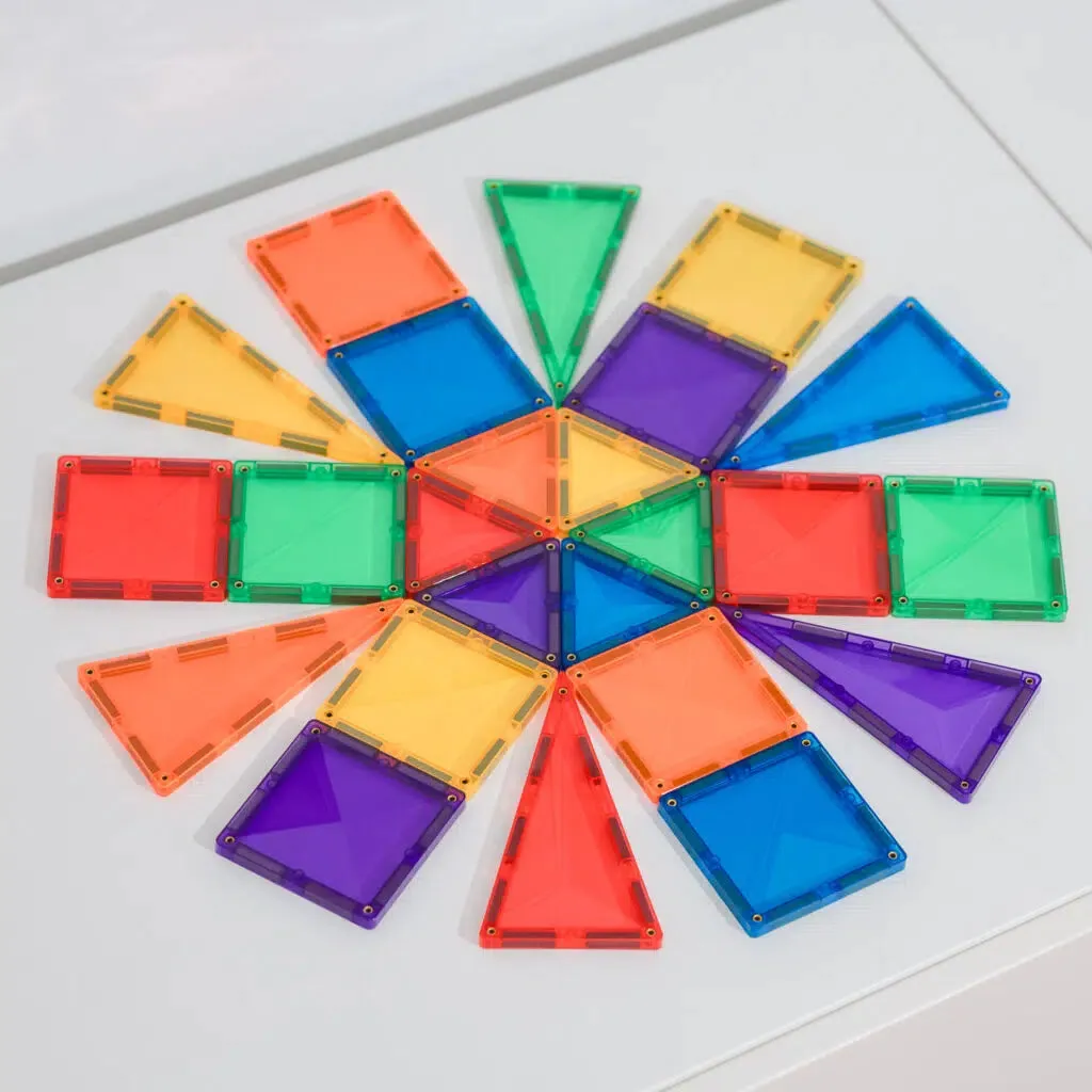 Connetix Tiles - Rainbow 24 Piece Mini Pack