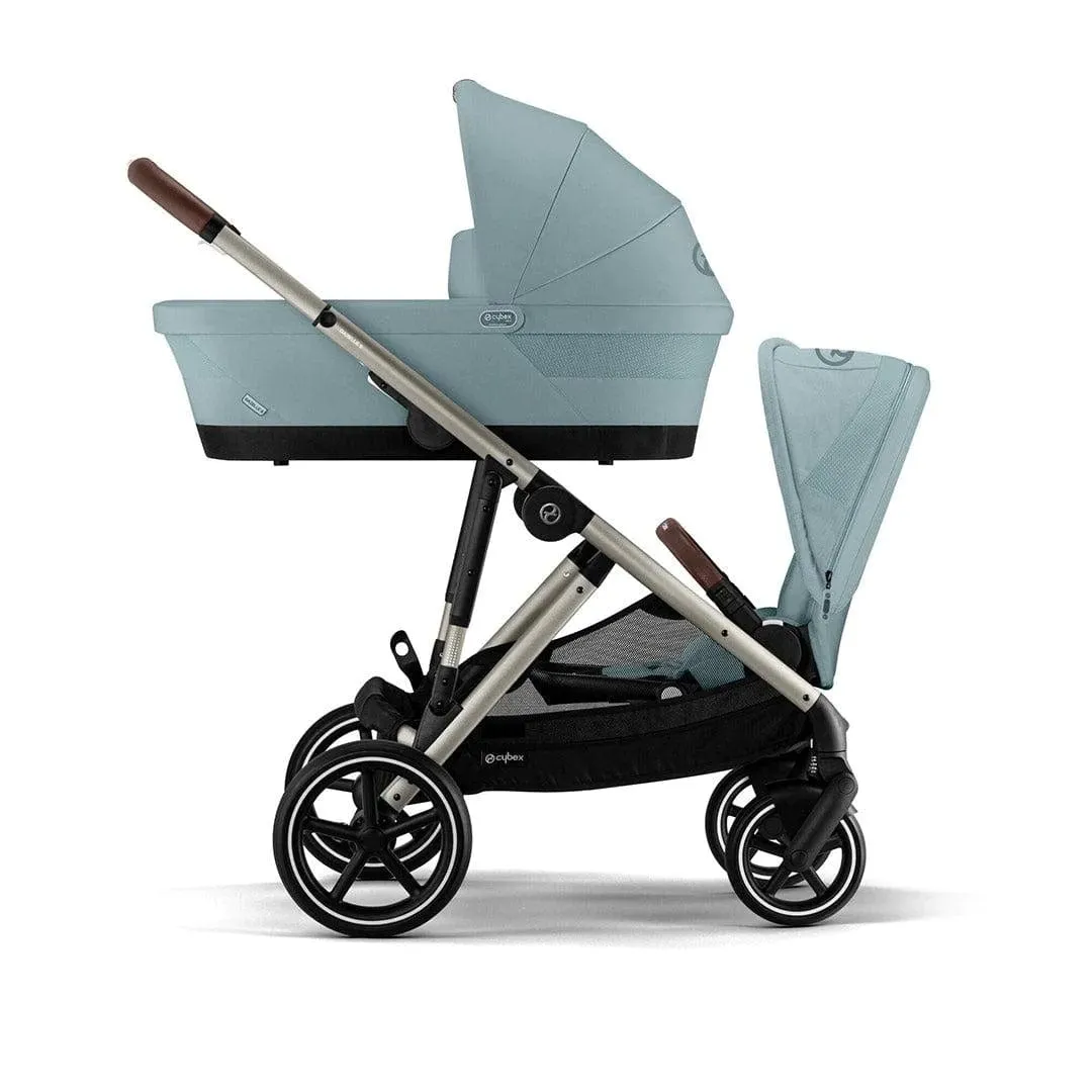 Cybex Gazelle S Luxury Bundle - Taupe / Sky Blue