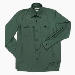 Donato outer jacket / shirt in recycled polyester (valley green)