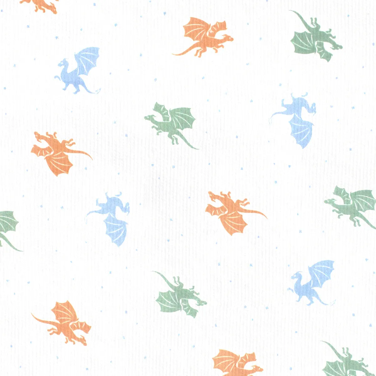 Dragons Printed Footie | Baby Boy