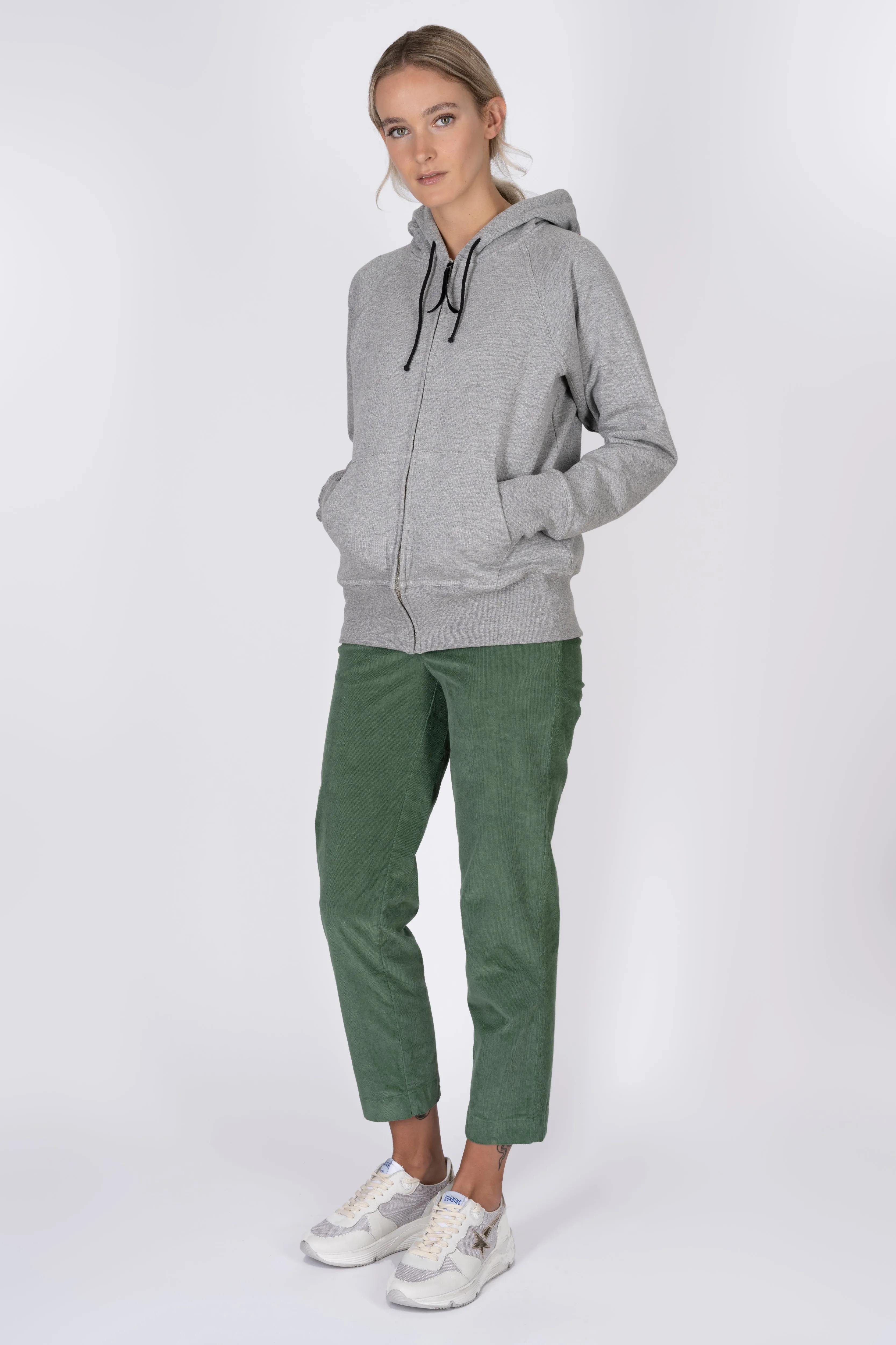 Green Chino Stretch Pincord Trouser