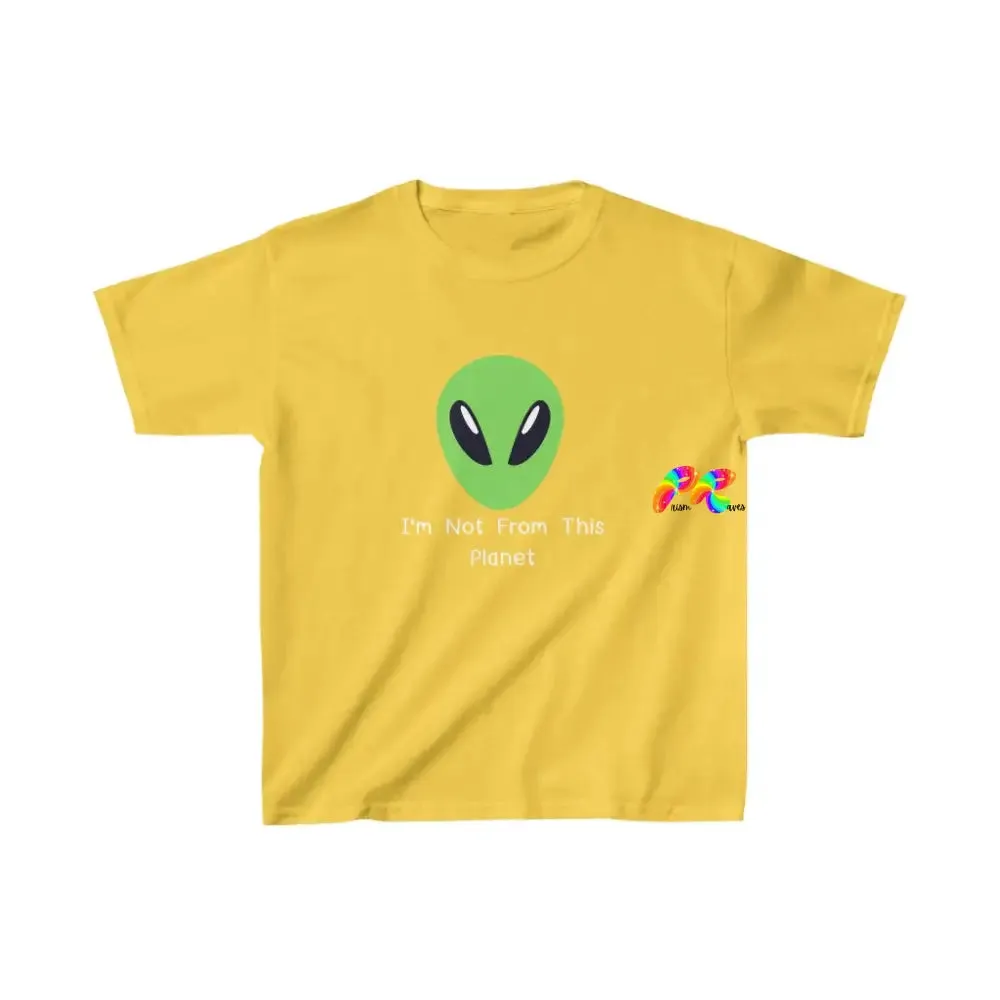 I'm Not From This Planet Alien Kids Heavy Cotton™ T-Shirt