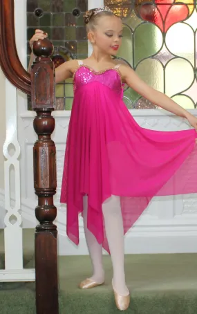 Just Ballet Cerise lyrical dress