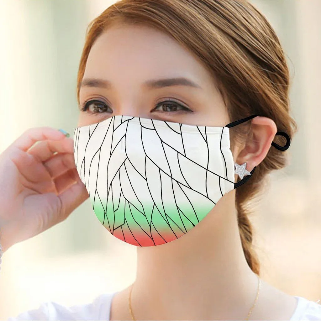 Kinuyo Face Mask - Green Glass