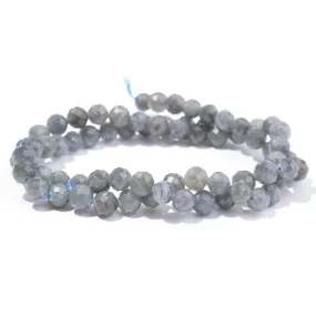 Labradorite 6mm Round Faceted - 15-16 Inch