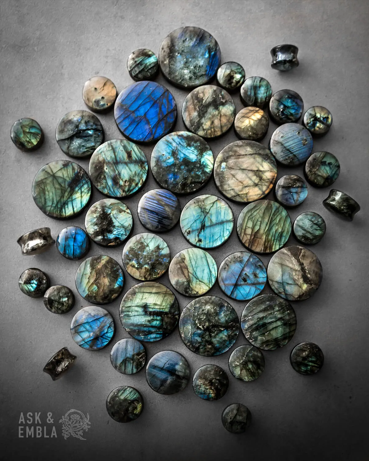 Labradorite Stone Plugs