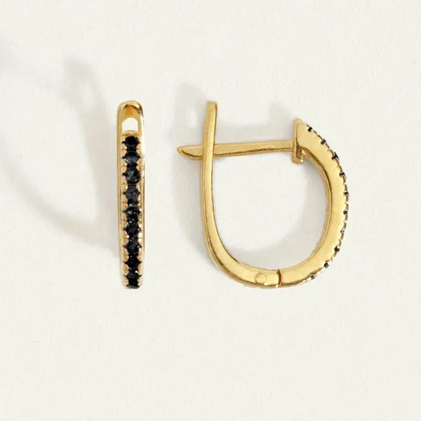 Lyre Earrings - Gold