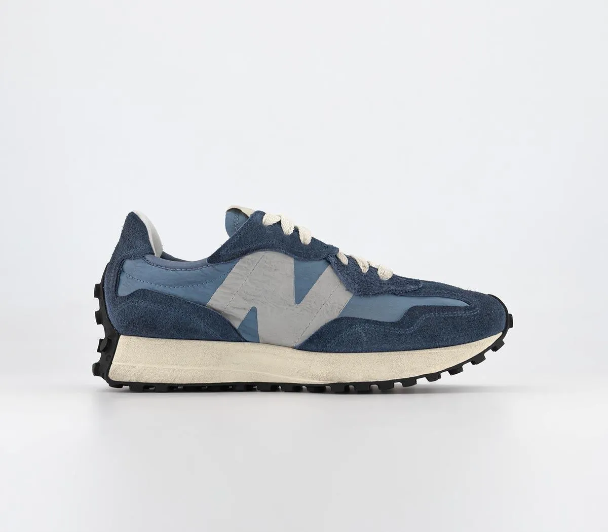 Mens New Balance 327 Vintage Indigo Trainers