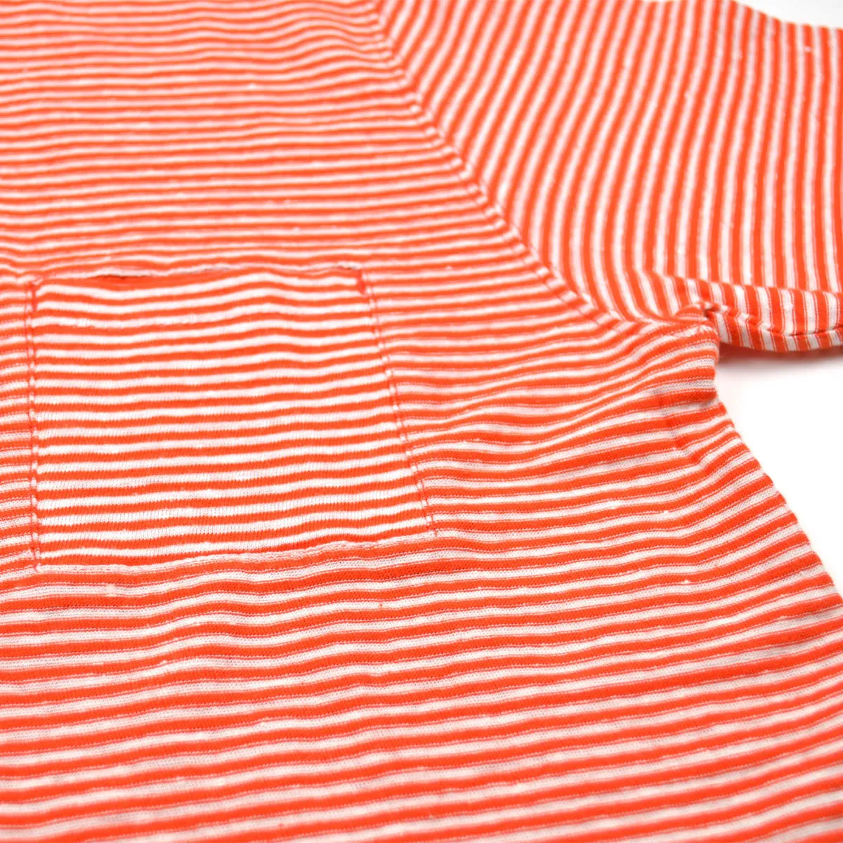 Norse Projects - Niels Pocket Linen T-shirt - Blood Orange