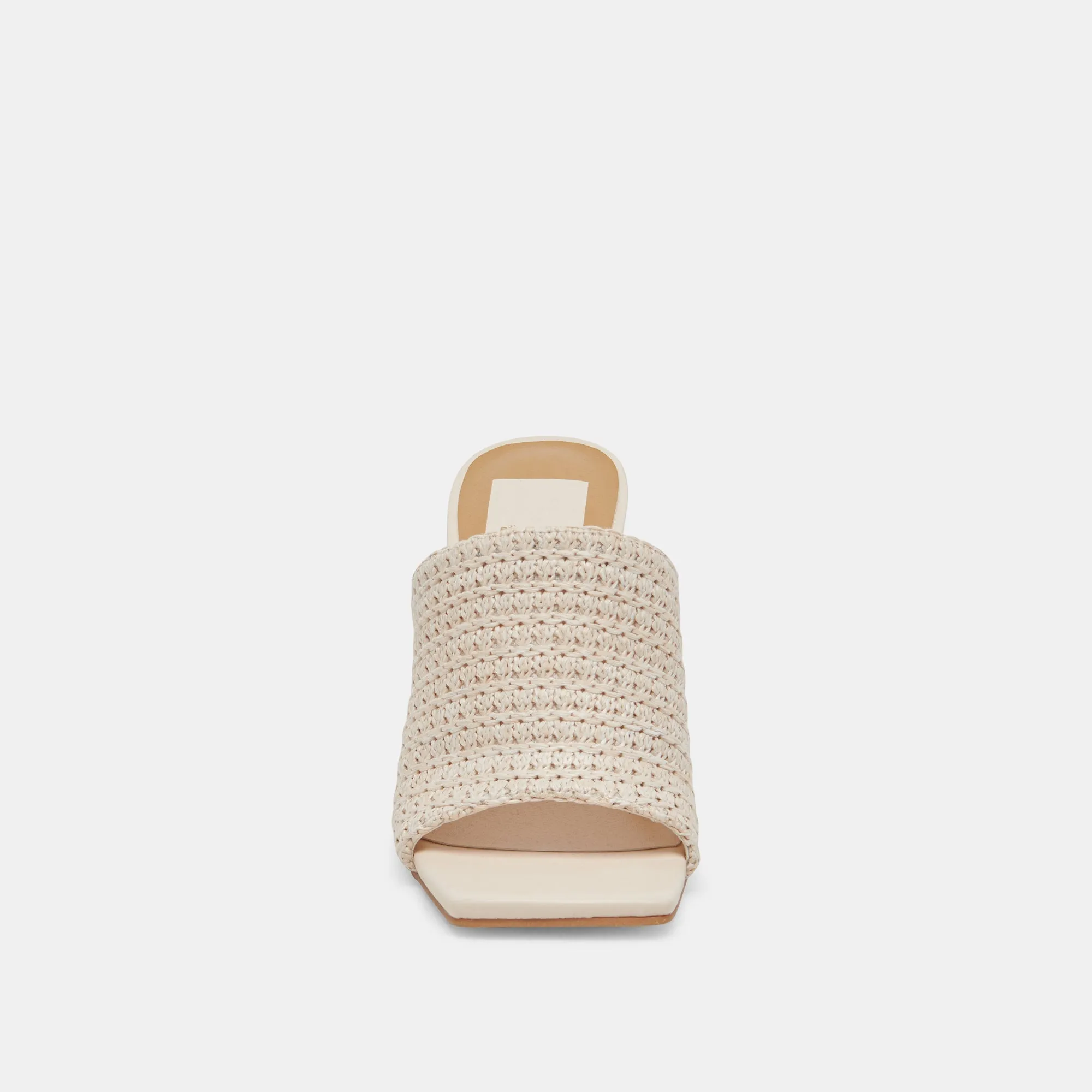 NOVIS HEELS CREAM WOVEN