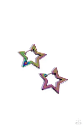 Paparazzi In A Galaxy STAR, STAR Away Multi Post Earrings