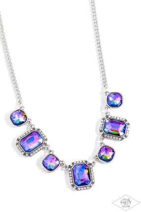 Paparazzi Royal Rumble Multi Necklace & Earring Set