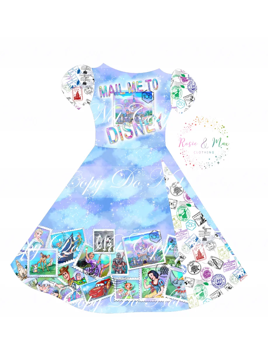 PREORDER - Storybook Stamps - Peek-a-Boo Dress