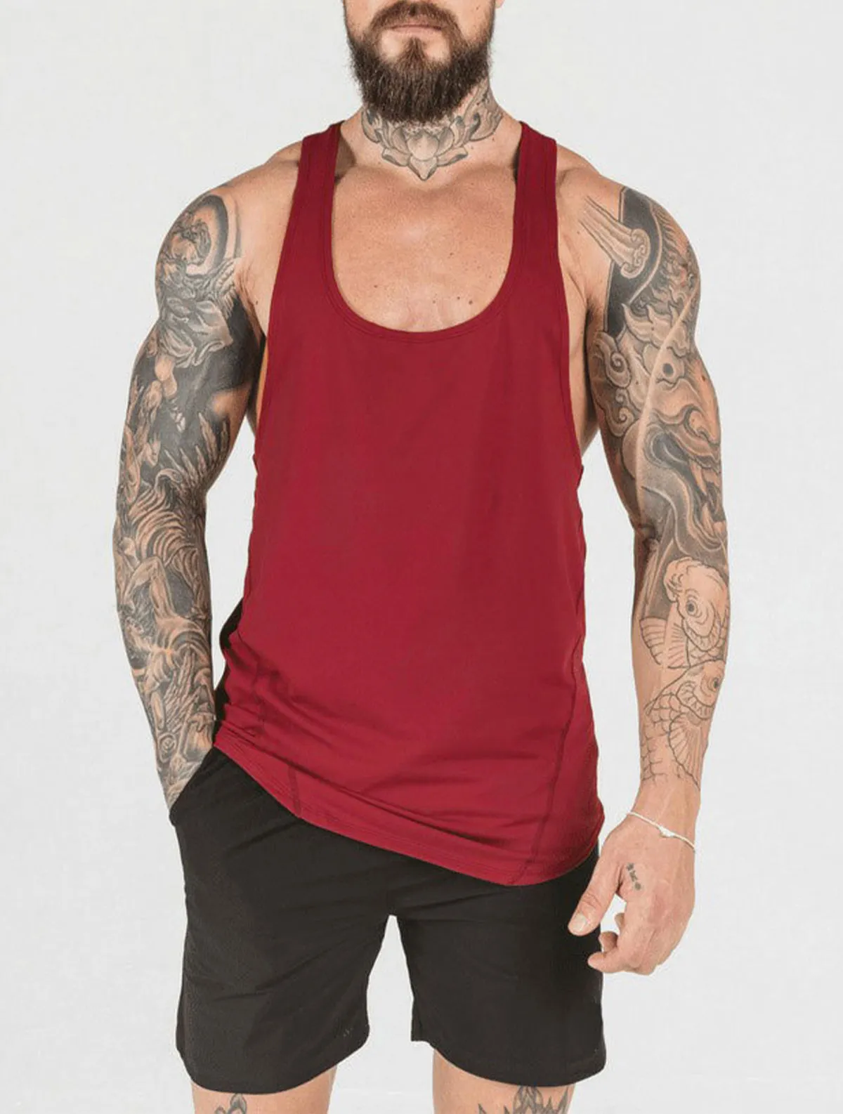 Quick Dry Go Hard Gym Stringer Vest Stay Cool