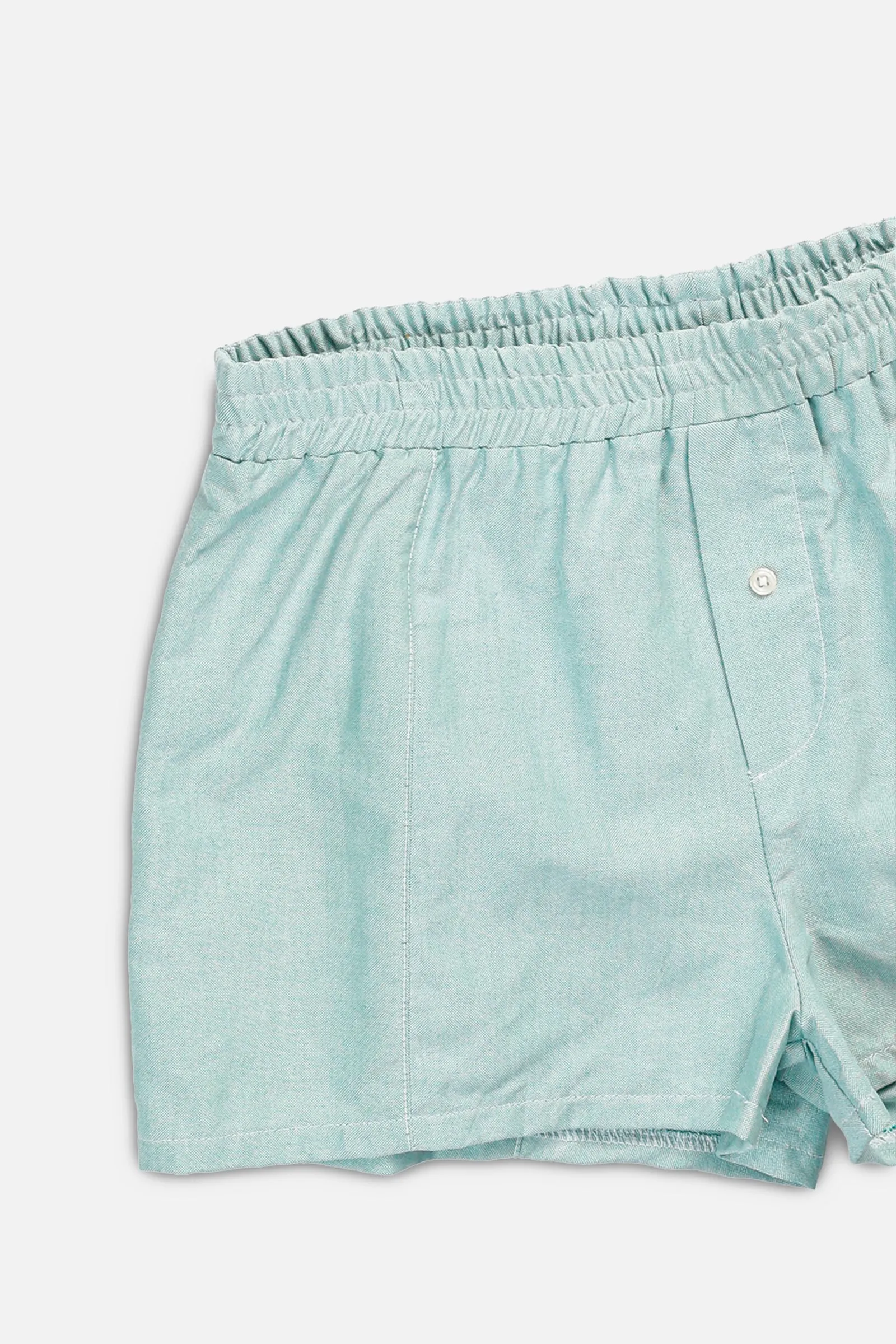 Rework Oxford Mini Boxer Shorts - L