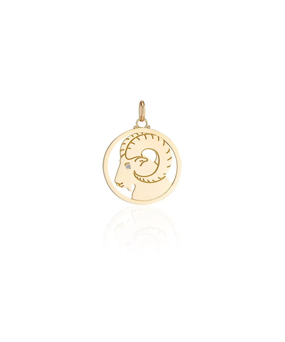 Small Capricorn Pendant