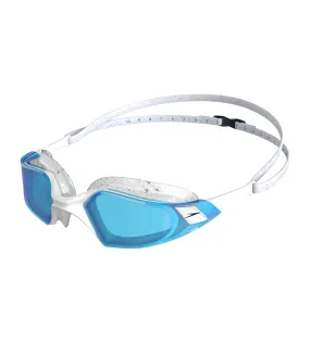 Unisex Adult Aquapulse Pro Tint-Lens Swim Goggles - White & Blue