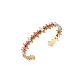 VERONICA RUBY CUFF BRACELET