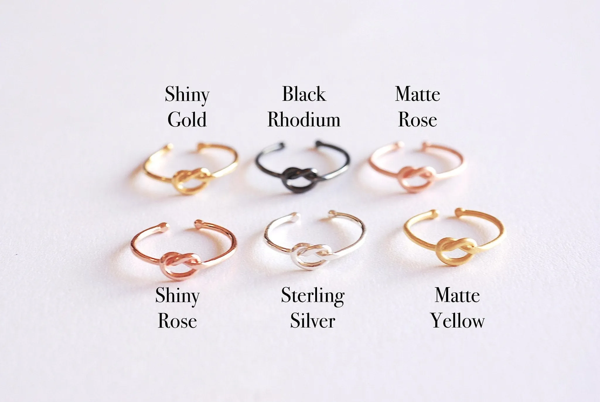 Wholesale Sterling Silver Love Knot Ring- 925 Love Knot adjustable ring, Thin Love knot ring, bridesmaid ring, knot promise ring, love