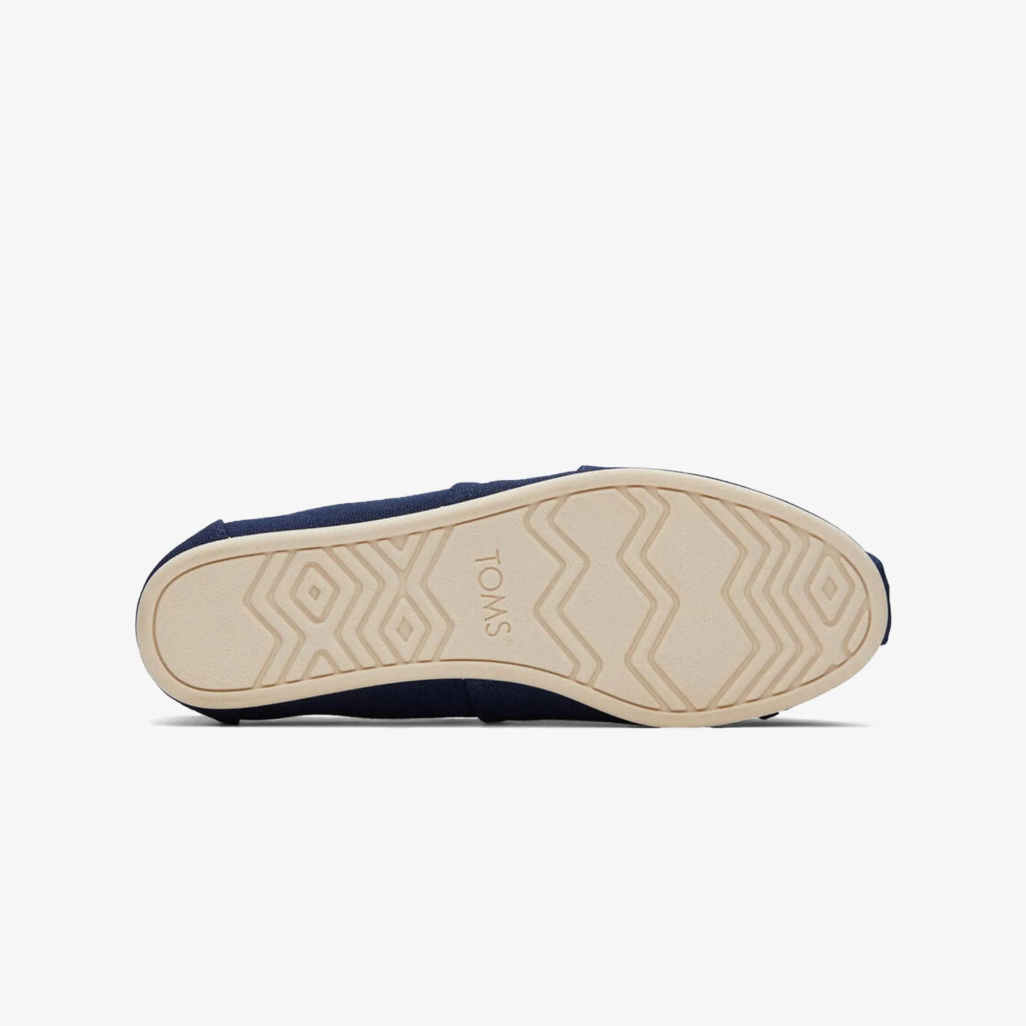 WMN'S ORGANIC COTTON DARK NAVY CANVAS SLIP ONS 'NAVY'